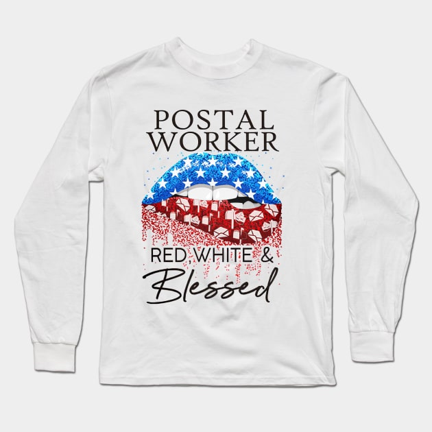 Postal Worker Long Sleeve T-Shirt by janayeanderson48214